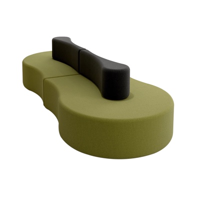 室休息区接待异形休闲卡座沙发