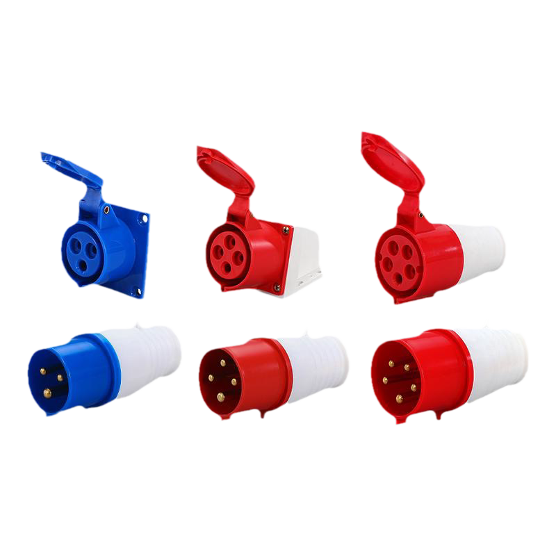 ip44工业插头连接器16a防水