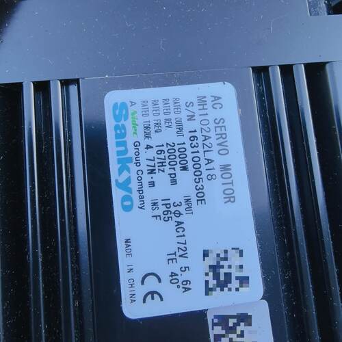 溢价-三协Sankyo伺服电机 MH102A2LA18，1000W