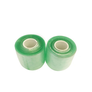 PVC环保嫁接缠绕膜大孔透明电线膜自粘拉伸膜打包膜工业用静电膜