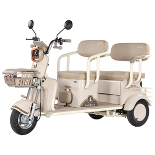 电动三轮车60v家用小型接送孩子拉货代步双排客货两用可上牌电3轮