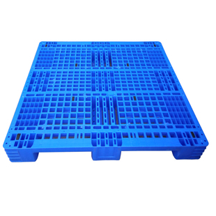 蓝色新料川字塑料托盘仓库货架垫板网格叉车板物流货物防潮板栈板