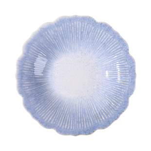 欧美复古陶瓷盘2026新款饭店专用盘子超好看家用菜盘高级感窑变盘