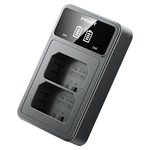 品胜PD 20W快充NP-FZ100相机电池充电器适用索尼zve10二代 A7M4 A7C2 A7M3 A7R5 A7R3 FX3 FX2 FX30座充配件