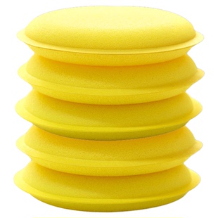 清洁擦沙发座椅皮鞋包皮衣皮具通用去污打蜡上光上油专用黄色海绵