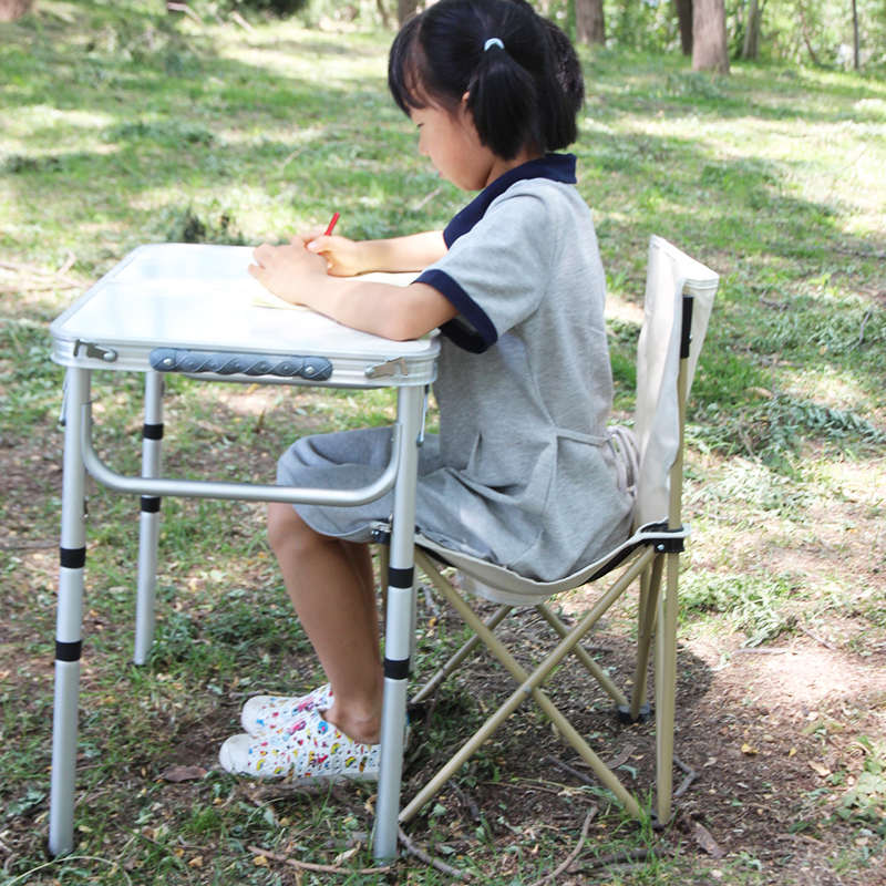户外折叠桌车载小型迷你野营小桌子便携式铝合金升降学习桌野餐桌
