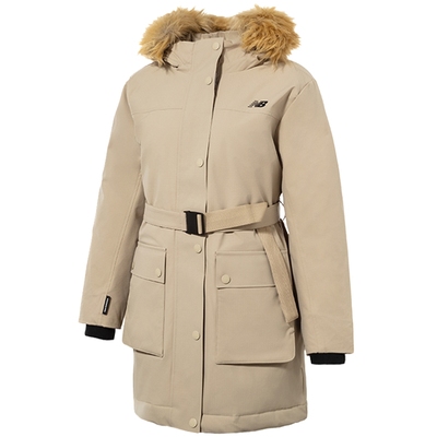 NEW BALANCE NB羽绒服女官方正品24秋冬新款休闲连帽保暖外套女款