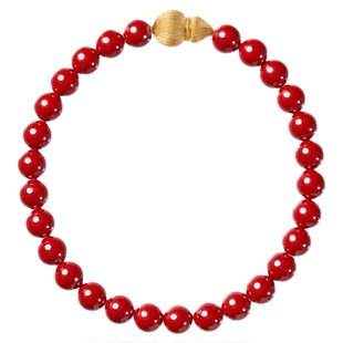 CIGALONG龙梓嘉金丝福禄再造辰砂朱砂手串新中式新年情人节礼物