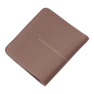 头层牛皮小钱包女士短款2026新款高级感折叠真皮超薄简约皮夹卡包