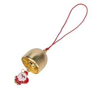 圣诞节礼物风铃挂件金属铃铛圣诞树氛围装饰儿童书包包配饰礼品
