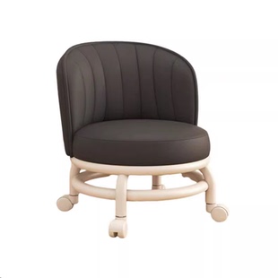 万向轮矮凳滑轮靠背小凳子家用客厅换鞋凳儿童沙发凳带娃走路椅子