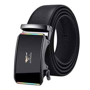 七匹狼皮带男款真皮腰带正品高档品牌头层牛皮中年人爸爸商务裤带