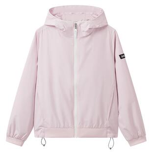 AIGLE艾高女士夹克外套防风透汽抗水连帽户外休闲衣软壳BF04