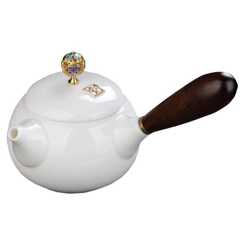 景德镇陶瓷器功夫茶具套装纯白
