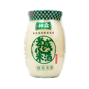 神霖米酒908克*1瓶孝感米酒醪糟糯米酒甜酒酿月子米酒湖北特产