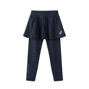 ASICS/亚瑟士儿童2025年新款女童假两件式短裙打底裤百搭弹力亲肤