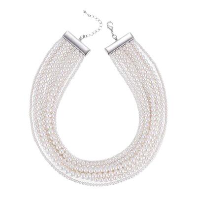 CX迪丽热巴珍珠多层项链