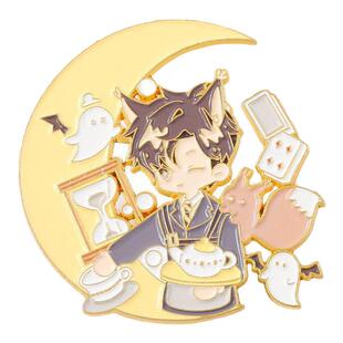 时代少年团周边金属徽章胸章tnt马嘉祺宋亚轩刘耀文可爱卡通胸针