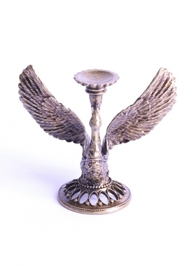 合金天鹅水晶球底座置物架