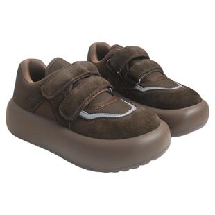 SGIRL TWTW复古魔术贴面包鞋2025新款百搭休闲户外增高大头鞋女潮