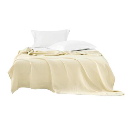 水星家纺儿童全棉四层纱布毯