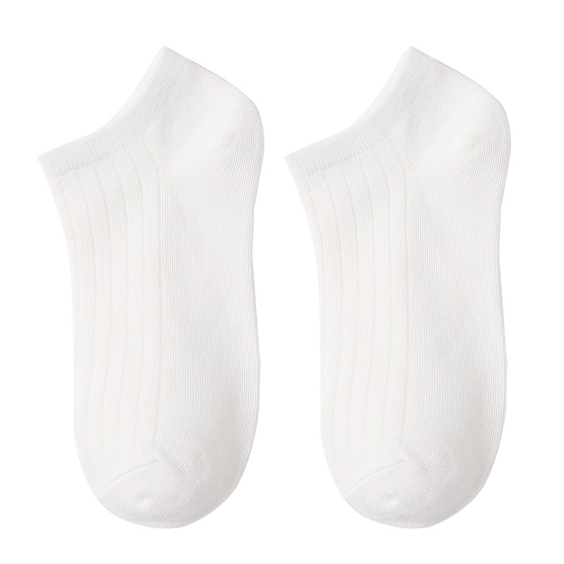 袜子女春薄款短袜纯白船袜中筒袜少女百搭ins潮长袜学生秋季防滑