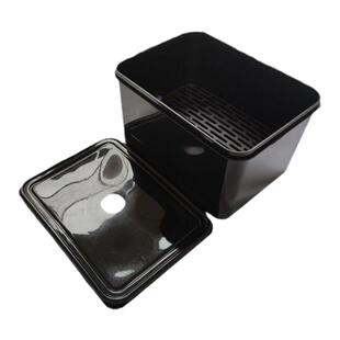 乌龟发色盒育苗箱饲养盒蛋龟观背青鳉孔雀鱼饲养箱收纳盒黑白发色