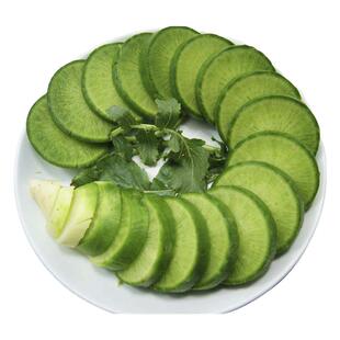 德蔬潍县青萝卜种子山东特产 潍坊水果青萝卜肉质翠绿 脆甜多汁