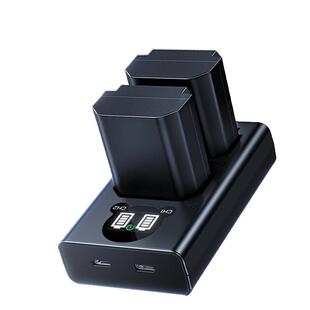 绿联NP-FZ100相机电池18w双口快充充电器适用索尼sonyA7M4 A7c2 a7m3 A6700 fx30 A7R3 A7R4 A7R5单反相机
