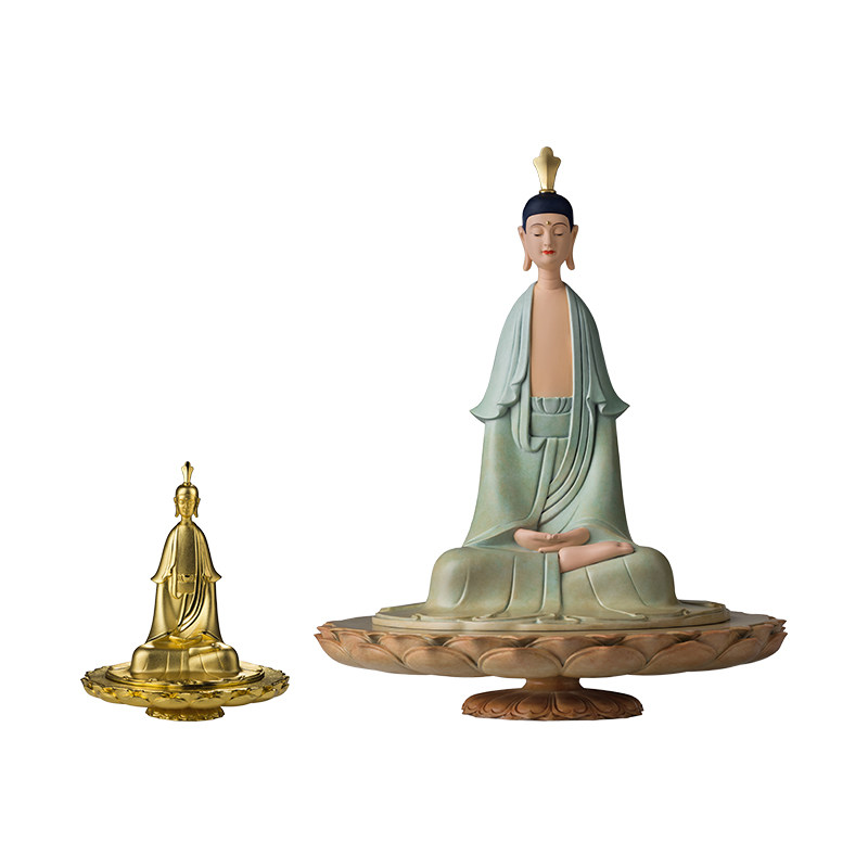 铜师傅《静悟》铜摆件