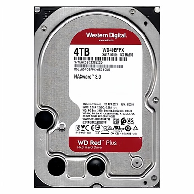 国行WD/西部数据 WD80EFPX 4T/6T/8T 台式机电脑硬盘 红盘NAS硬盘