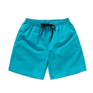 男士短裤夏季欧美运动速干五分裤纯色休闲宽松大裤衩沙滩裤男潮