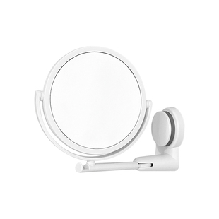 浴室小镜子贴墙免打孔壁挂式化妆镜新款家用卫生间高清放大双面镜