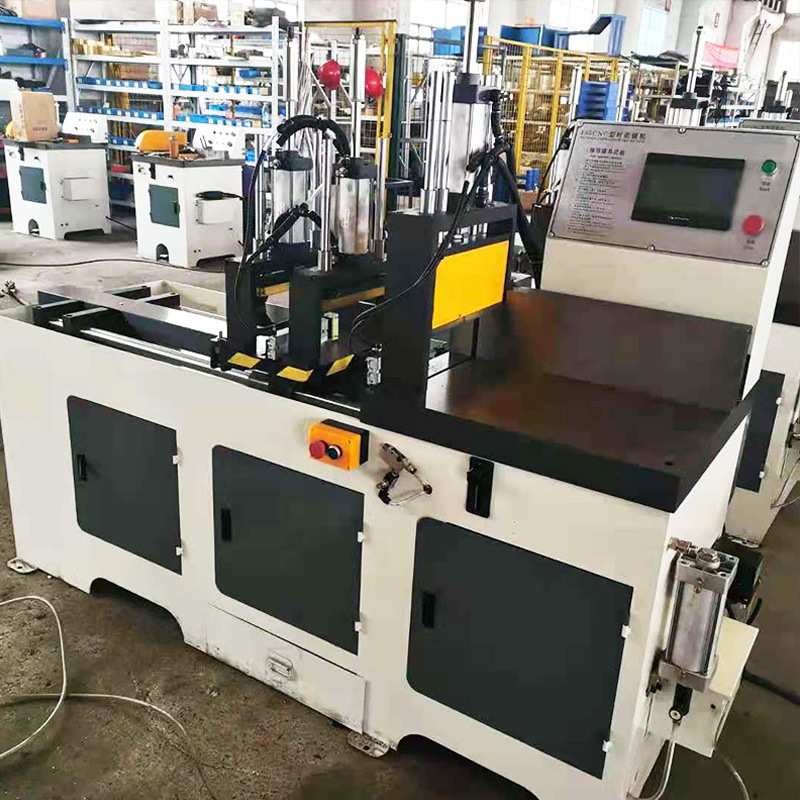 优丰机械全自动铝管铝棒切铝机 伺服送料高速精密铝型材铝切机