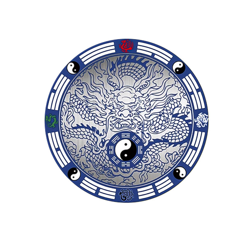青龙大吉贴水龙头上用厨房洗衣机靠窗户自粘式避水生财八卦青龙牌