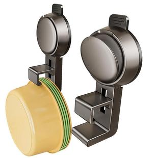 吸盘脸盆挂钩盆子收纳架卫生间置物架家用厕所免打孔浴室挂盆神器