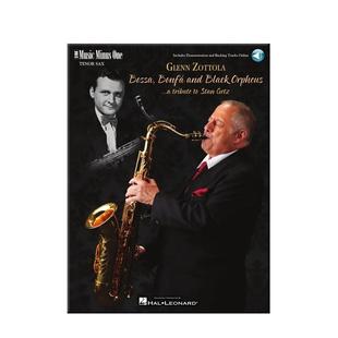 格伦 兹特拉 黑色奥菲斯 高音萨克斯附CD MMO原版乐谱书 Black Orpheus for Tenor Saxophone A Tribute to Stan Getz HL00124387