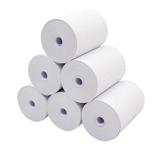 打印热敏纸57*50*100卷整箱收银纸80x80外卖收银机打印纸超市美团打印58mm打印卷纸57*30喵喵po机排队小票纸