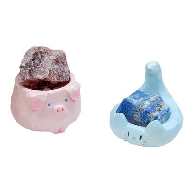 动物PAL水晶盲盒摆件生日礼物女