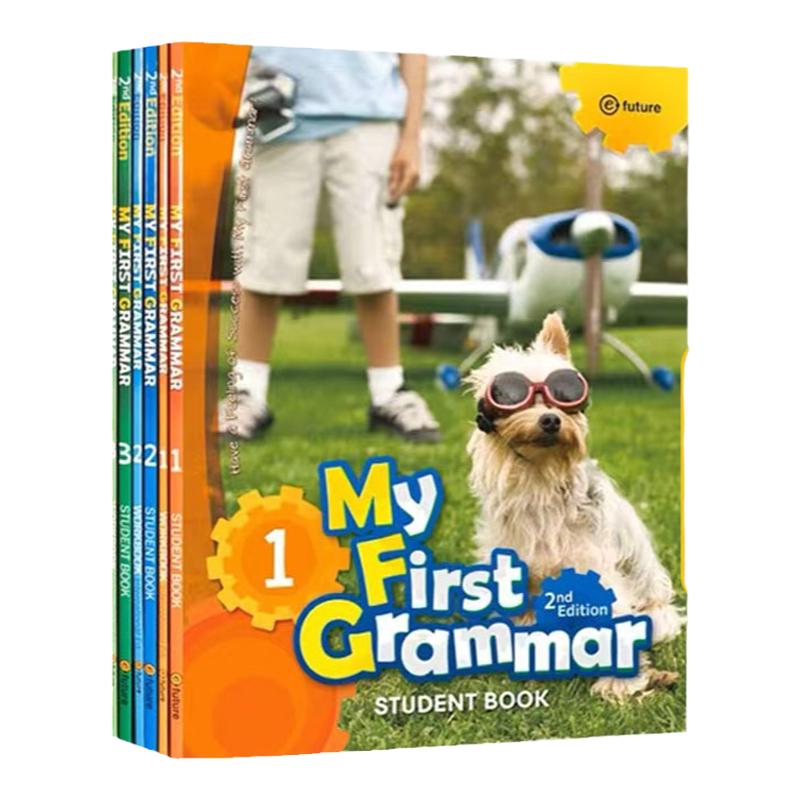 原版 少儿英语语法教材 新版 My First Grammar 学生套装 小学低年级初学英语语法教材寒暑假短期语法英语