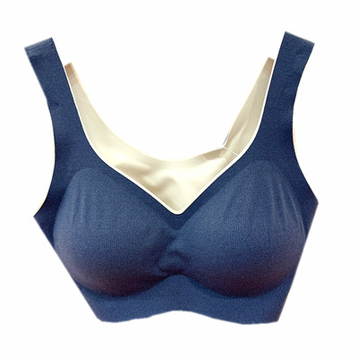 古妃文胸乳胶聚拢睡眠无痕美背