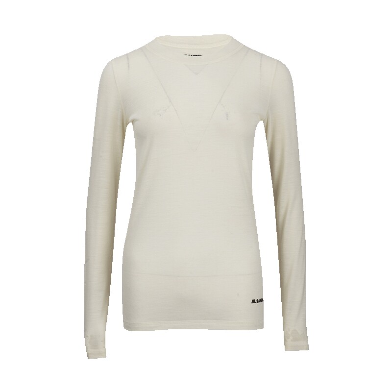 JilSander针织修身长袖T恤女士
