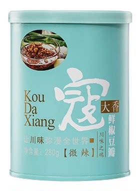 零添加辣椒酱寇大香四川豆瓣酱
