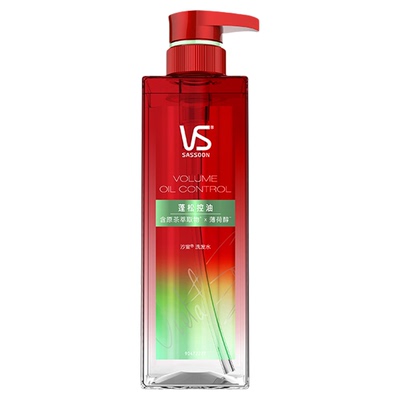 VS沙宣蓬松控油洗发水清爽水润强韧蓬蓬瓶洗发露男女士小绿瓶套装