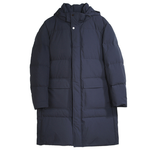 金利来男装羽绒服2024年秋冬加厚长款白鹅绒外套MDSG63914016-95