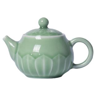 空山新雨功夫茶具茶壶单壶陶瓷纯手工家用中式大号越窑仿古泡茶壶