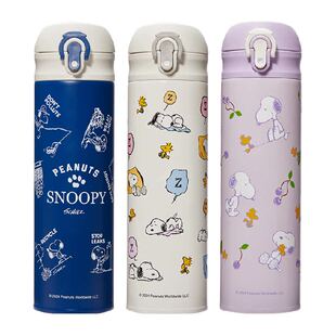 史努比保温杯男女直饮水杯316L不锈钢儿童小学生上学专用水壶杯子