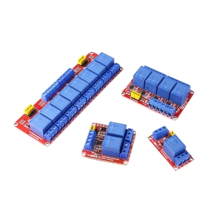 微型继电器模块开关DC模组光耦小型1/2/4/6/8路控制板5V/12V/24V