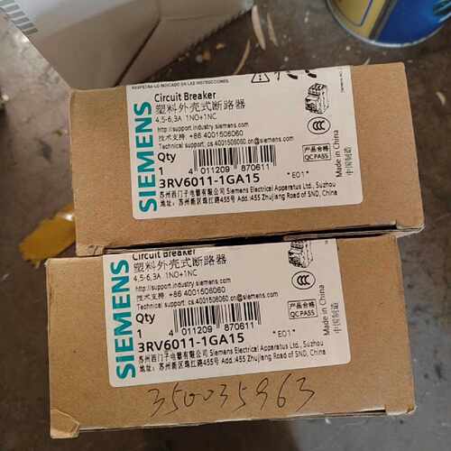 询价塑壳断路器 3RV6011-1GA15