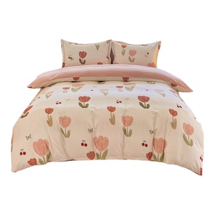 A类全棉磨毛229x230cm纯棉被套加大248X248被罩220X250四件套定制